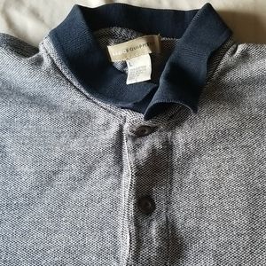 💥3/$15 Navy Blue & White Polo Top